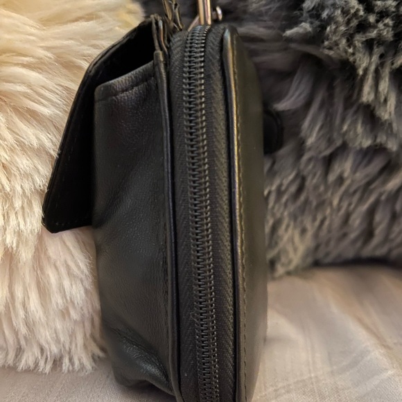 Brighton Black Croc-Embossed Heart Clutch - Picture 3 of 7